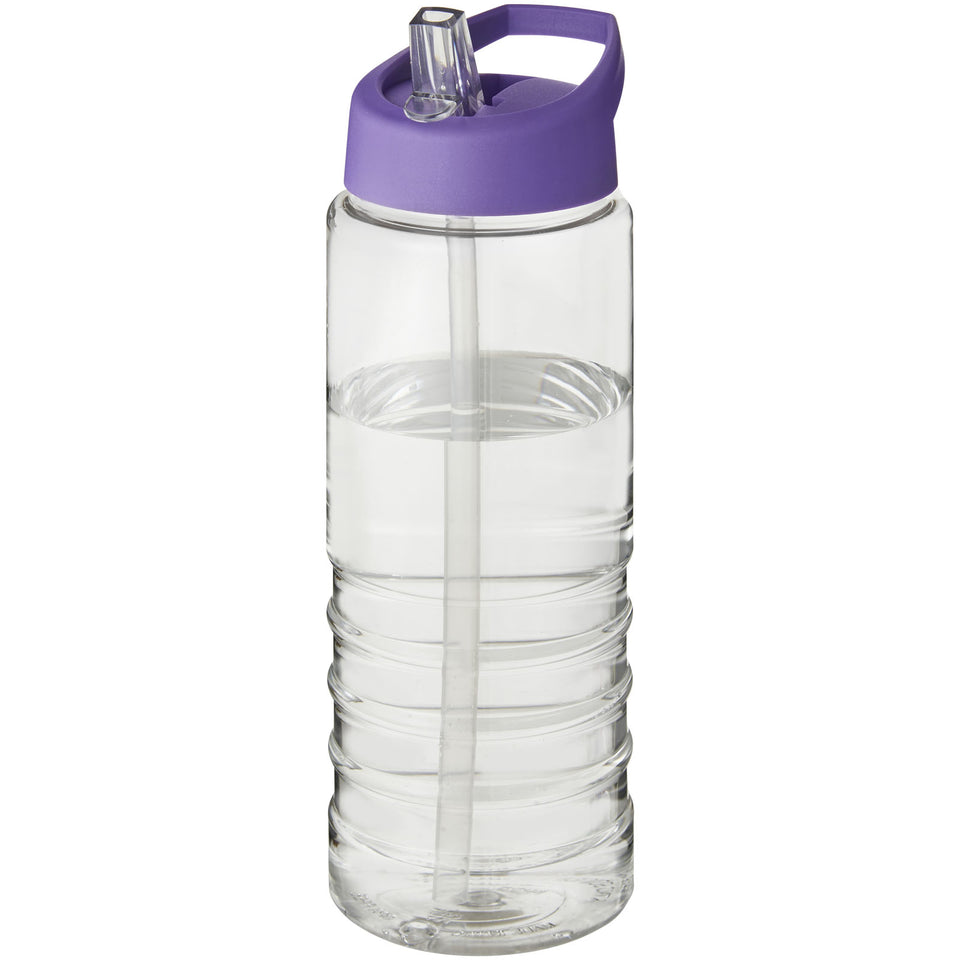 Borraccia sportiva H2O Active® Treble da 750 ml con coperchio con beccuccio personalizzato con logo - Pubblienne