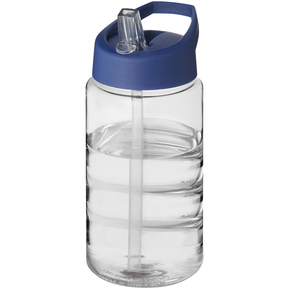 Borraccia sportiva H2O Active® Bop da 500 ml con coperchio con beccuccio personalizzato con logo - Pubblienne