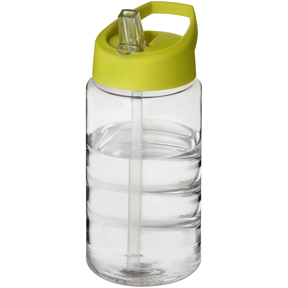 Borraccia sportiva H2O Active® Bop da 500 ml con coperchio con beccuccio personalizzato con logo - Pubblienne
