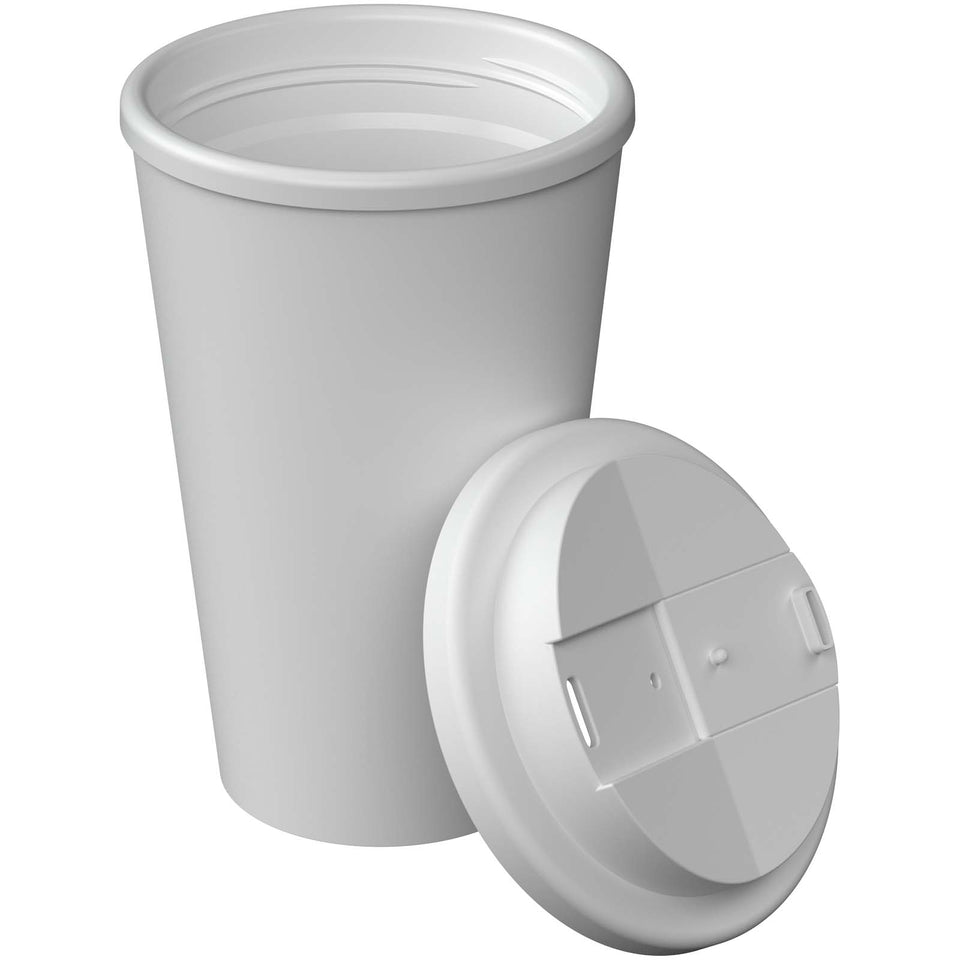 Bicchiere termico Americano® Infiniti da 350 ml con coperchio ermetico personalizzato con logo - Pubblienne