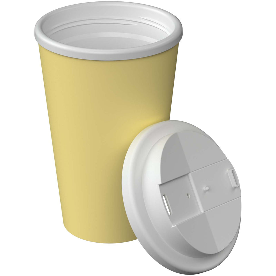 Bicchiere termico Americano® Infiniti da 350 ml con coperchio ermetico personalizzato con logo - Pubblienne