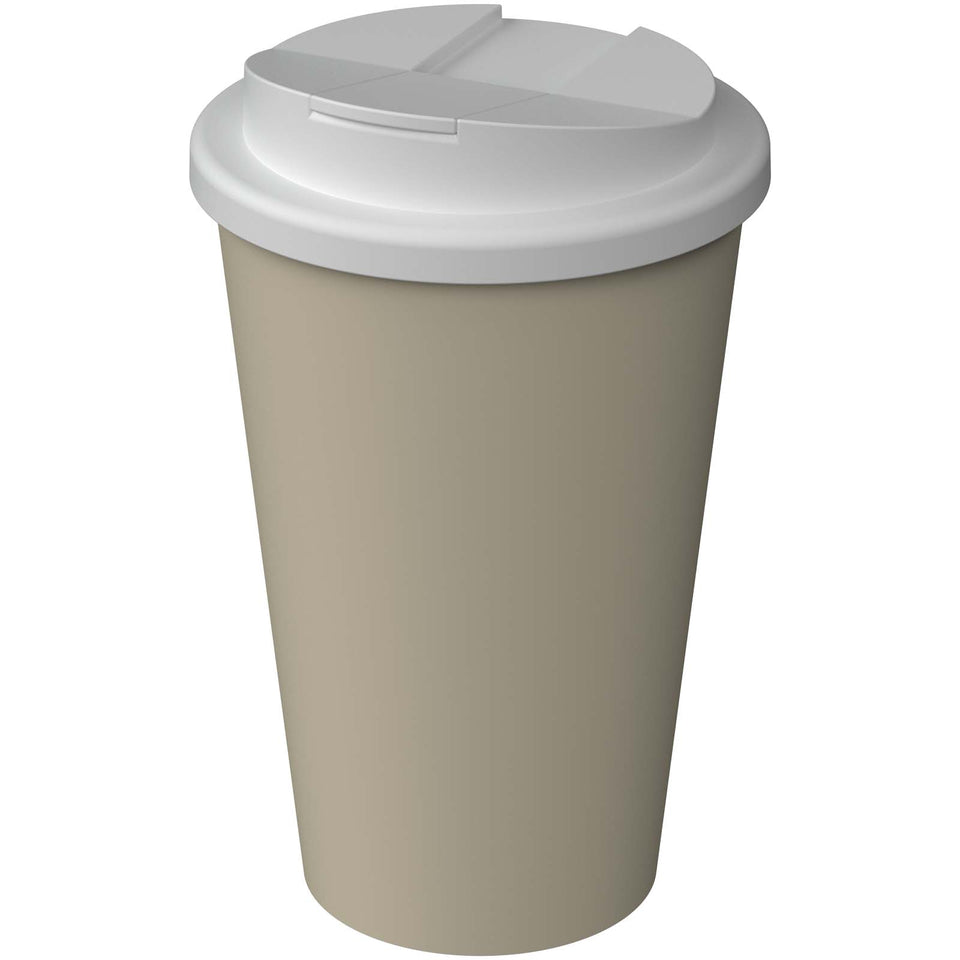Bicchiere termico Americano® Infiniti da 350 ml con coperchio ermetico personalizzato con logo - Pubblienne