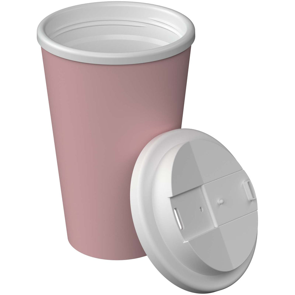 Bicchiere termico Americano® Infiniti da 350 ml con coperchio ermetico personalizzato con logo - Pubblienne