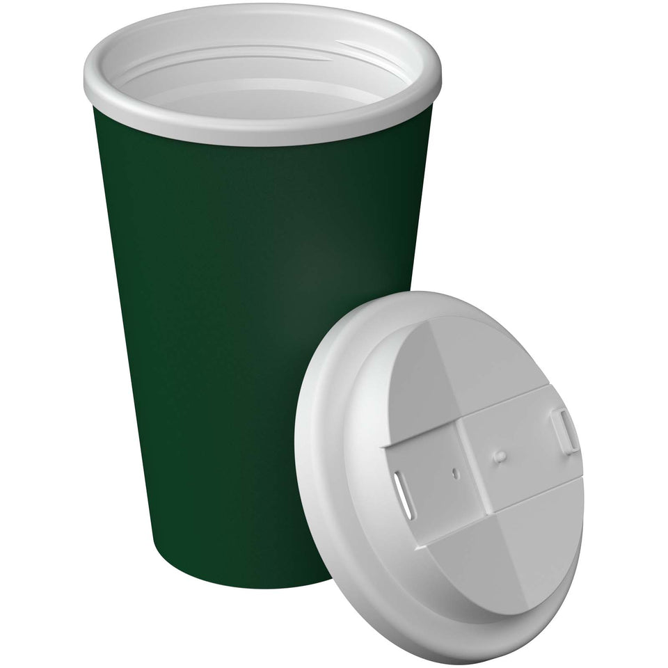 Bicchiere termico Americano® Infiniti da 350 ml con coperchio ermetico personalizzato con logo - Pubblienne