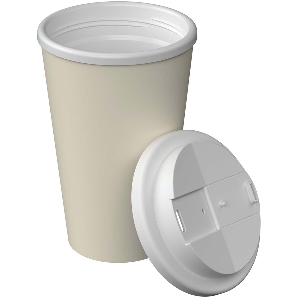 Bicchiere termico Americano® Infiniti da 350 ml con coperchio ermetico personalizzato con logo - Pubblienne