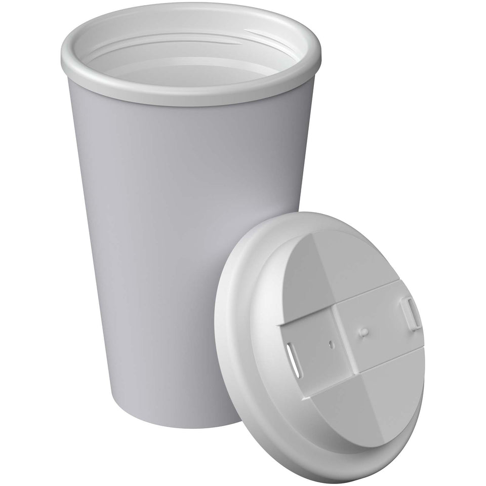 Bicchiere termico Americano® Infiniti da 350 ml con coperchio ermetico personalizzato con logo - Pubblienne