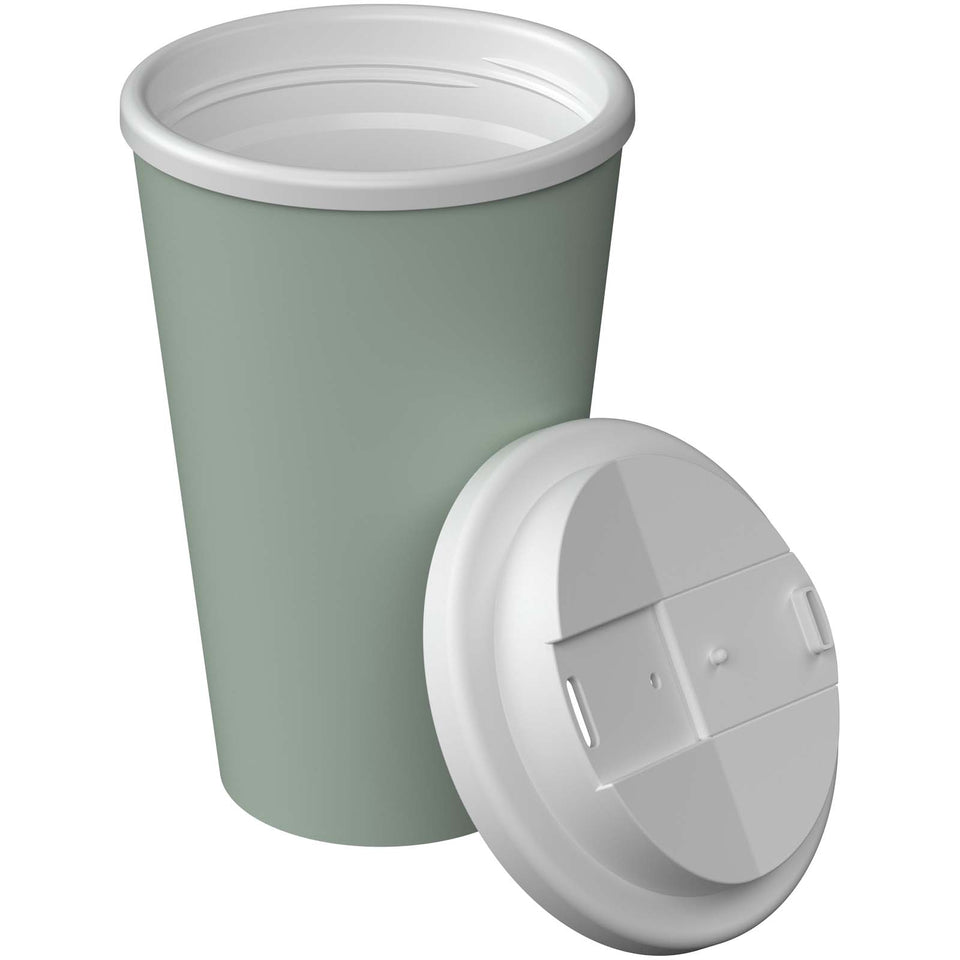 Bicchiere termico Americano® Infiniti da 350 ml con coperchio ermetico personalizzato con logo - Pubblienne