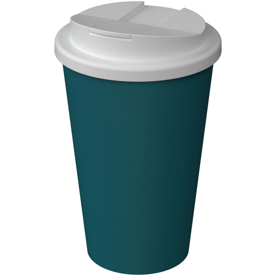 Bicchiere termico Americano® Infiniti da 350 ml con coperchio ermetico personalizzato con logo - Pubblienne