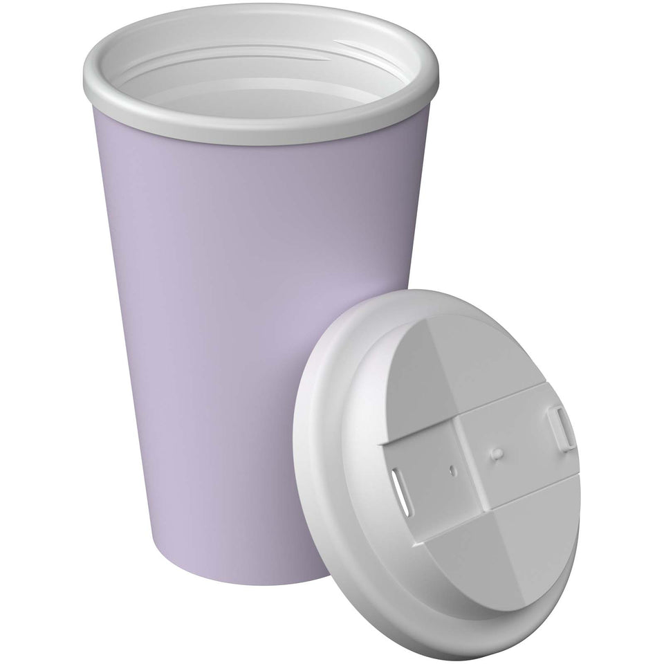 Bicchiere termico Americano® Infiniti da 350 ml con coperchio ermetico personalizzato con logo - Pubblienne