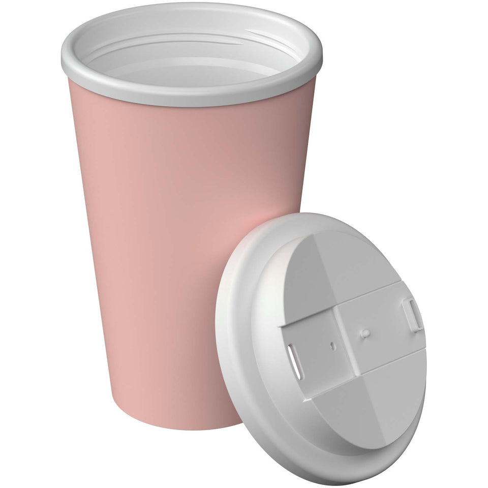 Bicchiere termico Americano® Infiniti da 350 ml con coperchio ermetico personalizzato con logo - Pubblienne