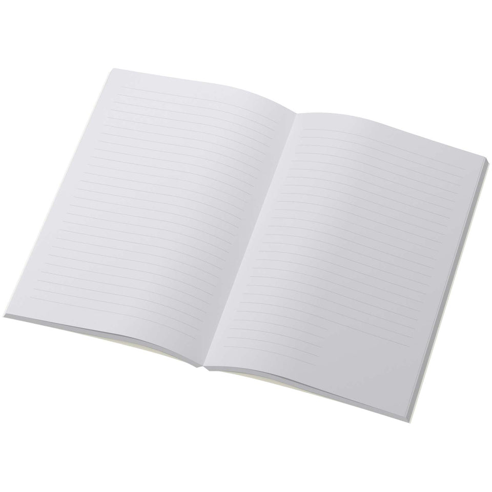 Taccuino Scribe Plus A5 con copertina morbida in carta riciclata personalizzato con logo - Pubblienne