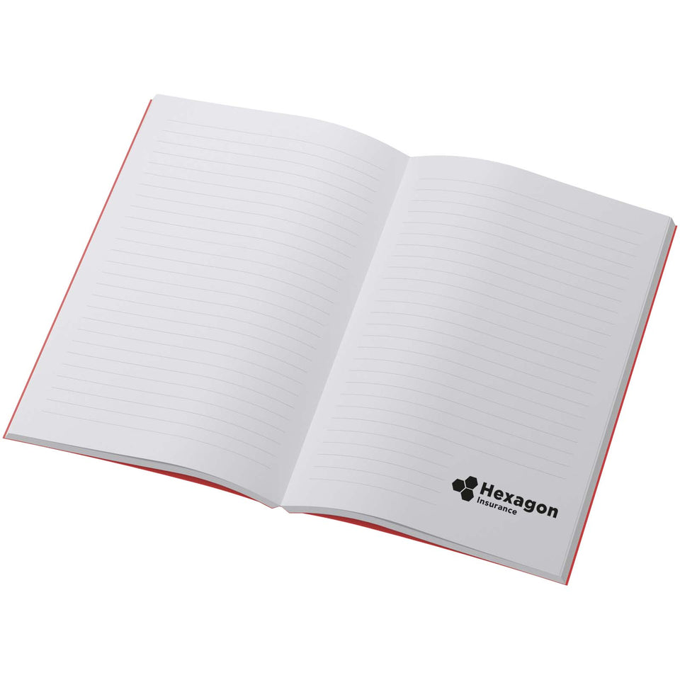 Taccuino Scribe Plus A5 con copertina morbida in carta riciclata personalizzato con logo - Pubblienne