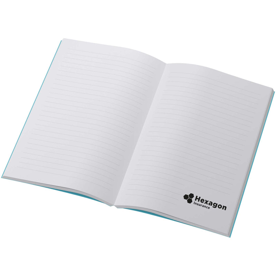 Taccuino Scribe Plus A5 con copertina morbida in carta riciclata personalizzato con logo - Pubblienne