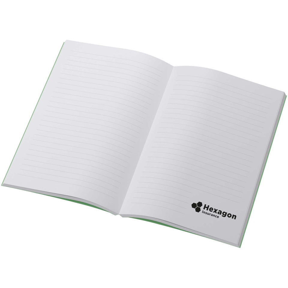 Taccuino Scribe Plus A5 con copertina morbida in carta riciclata personalizzato con logo - Pubblienne