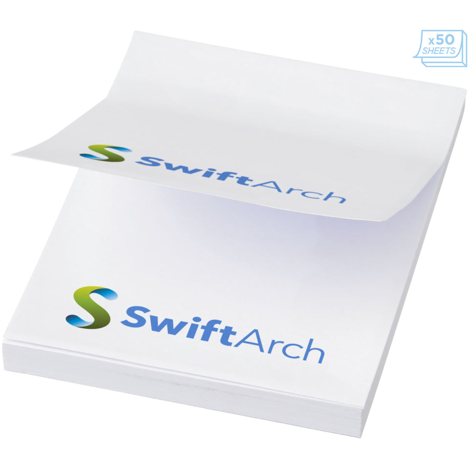 Foglietti adesivi Sticky-Mate® A8 50x75mm personalizzato con logo - Pubblienne