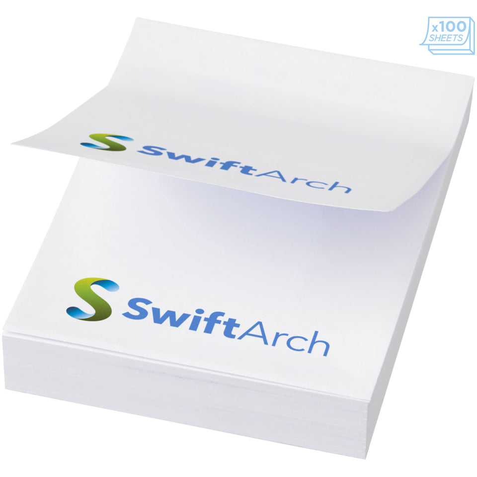 Foglietti adesivi Sticky-Mate® A8 50x75mm personalizzato con logo - Pubblienne