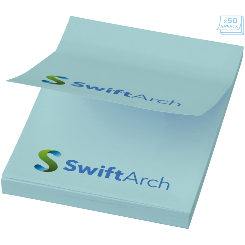 Foglietti adesivi Sticky-Mate® A8 50x75mm personalizzato con logo - Pubblienne