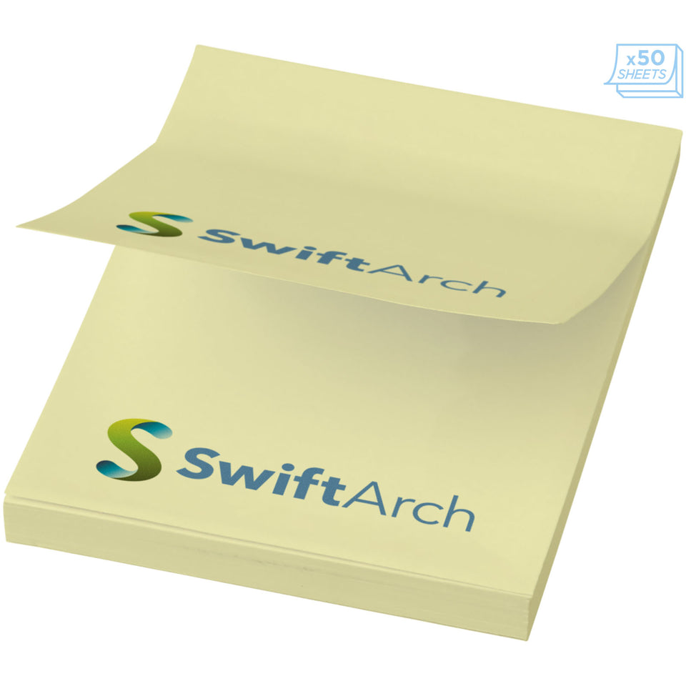 Foglietti adesivi Sticky-Mate® A8 50x75mm personalizzato con logo - Pubblienne