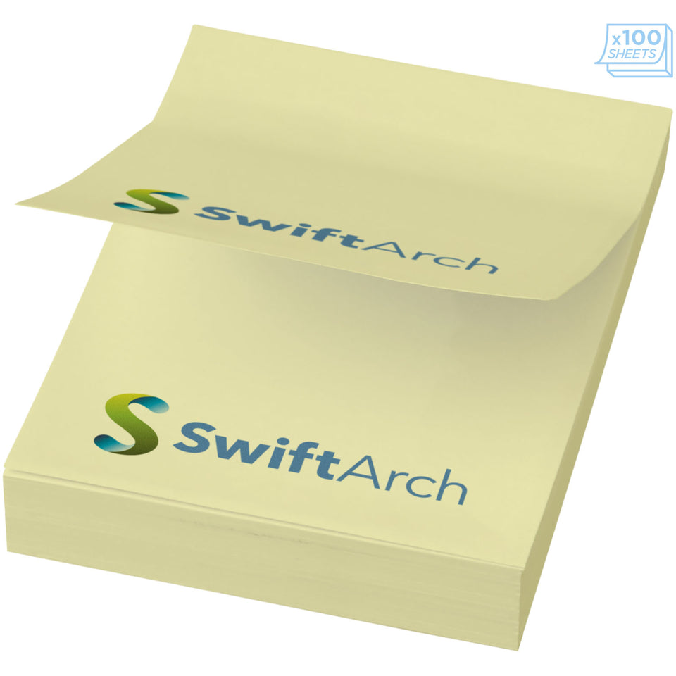 Foglietti adesivi Sticky-Mate® A8 50x75mm personalizzato con logo - Pubblienne