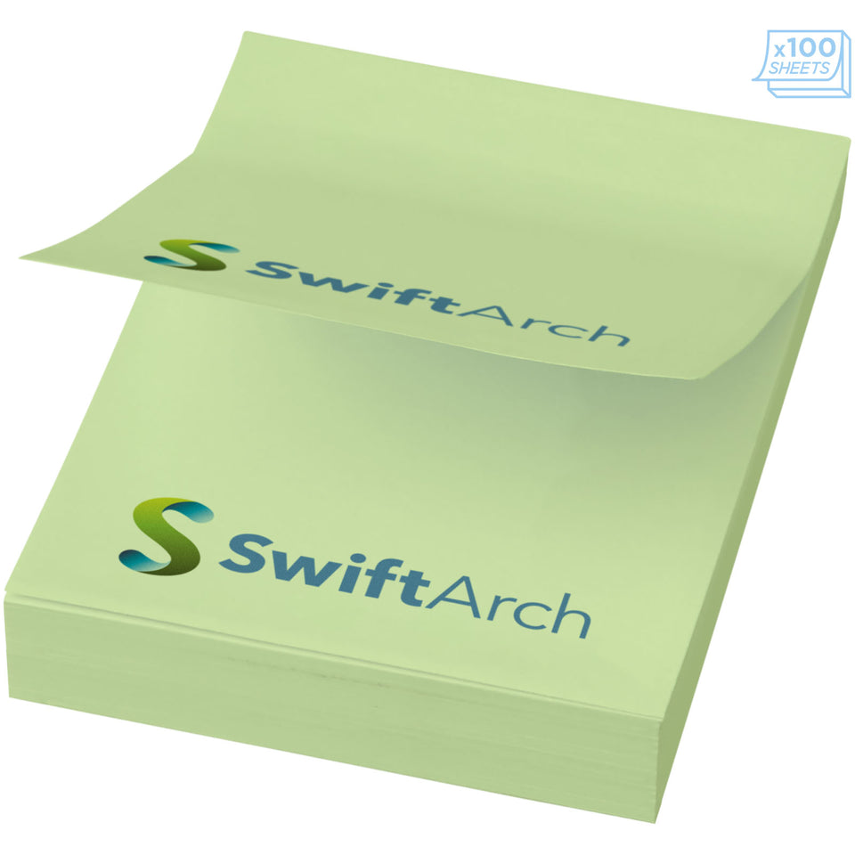 Foglietti adesivi Sticky-Mate® A8 50x75mm personalizzato con logo - Pubblienne