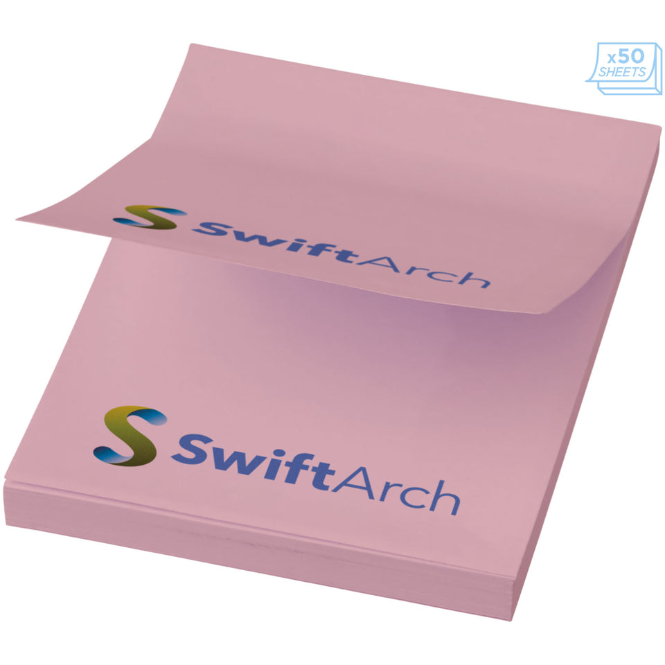 Foglietti adesivi Sticky-Mate® A8 50x75mm personalizzato con logo - Pubblienne