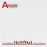 Foglietti adesivi Sticky-Mate® quadrati 75x75mm personalizzato con logo - Pubblienne