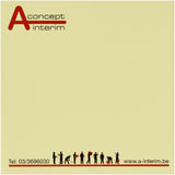 Foglietti adesivi Sticky-Mate® quadrati 75x75mm personalizzato con logo - Pubblienne