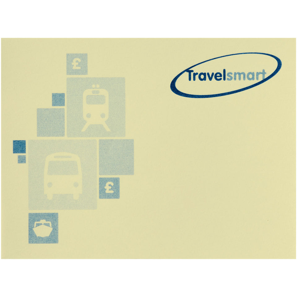 Foglietti adesivi Sticky-Mate® A7 100x75mm personalizzato con logo - Pubblienne