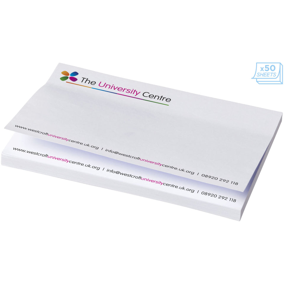 Foglietti adesivi Sticky-Mate® 150x100mm personalizzato con logo - Pubblienne