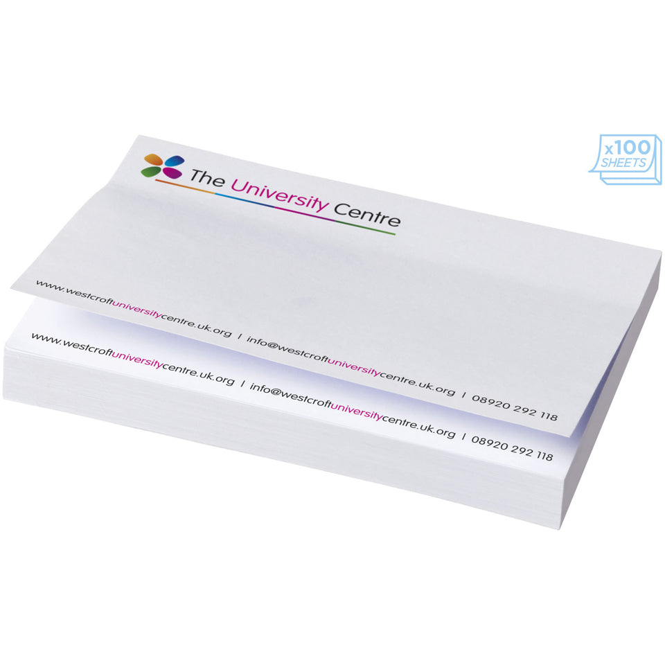 Foglietti adesivi Sticky-Mate® 150x100mm personalizzato con logo - Pubblienne