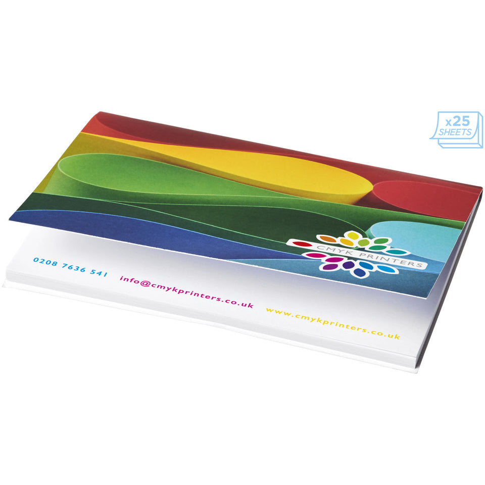 Foglietti adesivi Sticky-Mate® con copertina morbida A7 100x75mm personalizzato con logo - Pubblienne