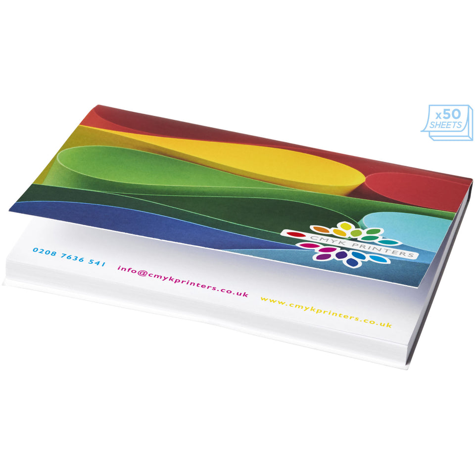 Foglietti adesivi Sticky-Mate® con copertina morbida A7 100x75mm personalizzato con logo - Pubblienne