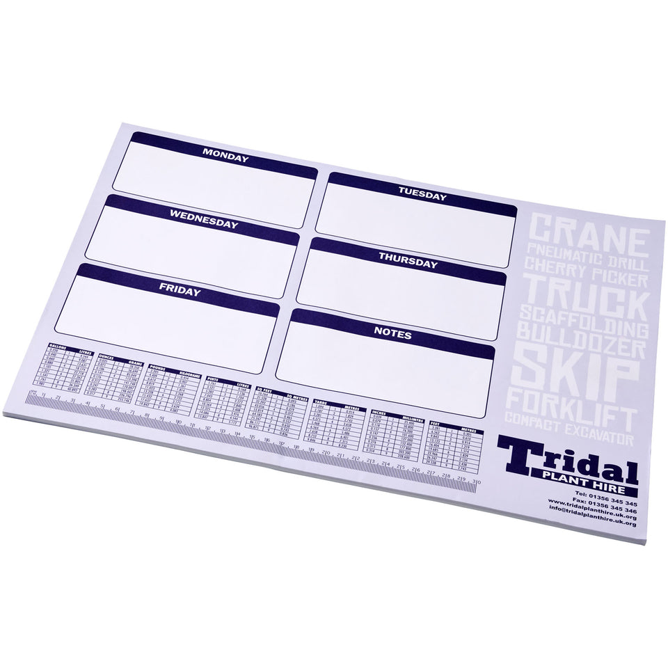 Block notes A2 Desk-Mate® personalizzato con logo - Pubblienne