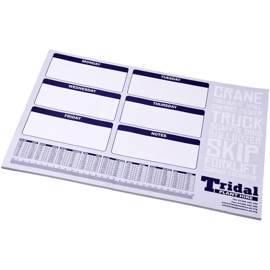 Block notes A2 Desk-Mate® personalizzato con logo - Pubblienne