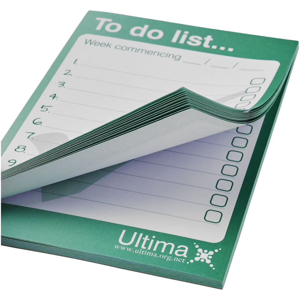 Block notes A6 Desk-Mate® personalizzato con logo - Pubblienne