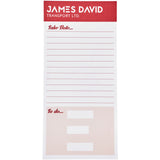 Desk-Mate®, blocco note di formato 1/3 di A4 personalizzato con logo - Pubblienne