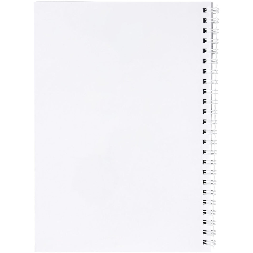 Notebook A5 spiralato Desk-Mate® con copertina in PP personalizzato con logo - Pubblienne