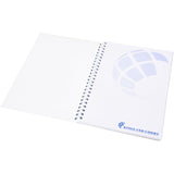 Notebook A5 spiralato Desk-Mate® con copertina in PP personalizzato con logo - Pubblienne