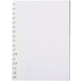 Notebook A6 spiralato Desk-Mate® con copertina in PP personalizzato con logo - Pubblienne