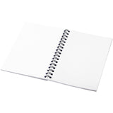Notebook A6 spiralato Desk-Mate® con copertina in PP personalizzato con logo - Pubblienne