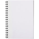 Notebook A6 spiralato Desk-Mate® con copertina in PP personalizzato con logo - Pubblienne