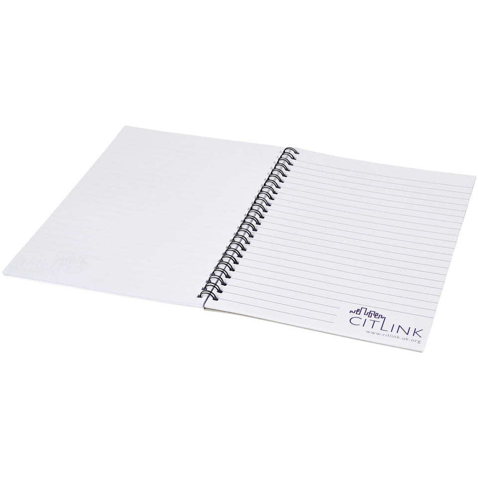 Notebook A4 spiralato Desk-Mate® personalizzato con logo - Pubblienne