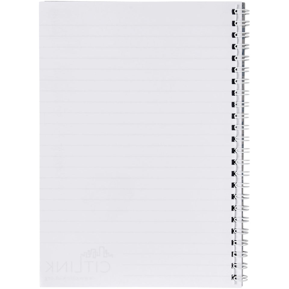 Notebook A5 spiralato Desk-Mate® personalizzato con logo - Pubblienne