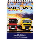 Notebook A6 spiralato Desk-Mate® personalizzato con logo - Pubblienne