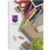 Notebook Wire-o formato A4 e copertina rigida personalizzato con logo - Pubblienne