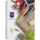 Notebook Wire-o formato A4 e copertina rigida personalizzato con logo - Pubblienne
