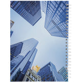 Notebook Wire-o formato A5 e copertina rigida personalizzato con logo - Pubblienne