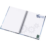 Notebook Wire-o formato A5 e copertina rigida personalizzato con logo - Pubblienne