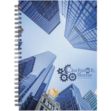 Notebook Wire-o formato A5 e copertina rigida personalizzato con logo - Pubblienne