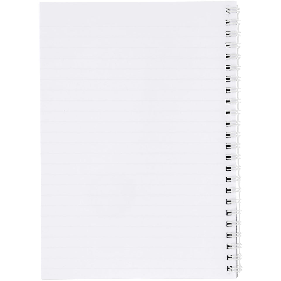 Notebook A5 Desk-Mate® con copertina sintetica personalizzato con logo - Pubblienne